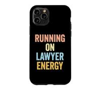 Lawyer Running On Lawyer Energy Courtroom Litigation Case for iPhone 11 Pro