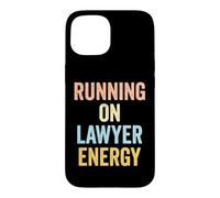 Lawyer Running On Lawyer Energy Courtroom Litigation Case for iPhone 15