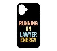 Lawyer Running On Lawyer Energy Courtroom Litigation Case for iPhone 16