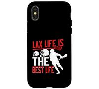 Lax Life is the best Life Lacrosse Case for iPhone X/XS