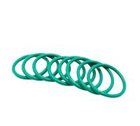 LAXALO 10pcs Fluorine Rubber Green Seal Rings O Shape Wire Diameter 2mm, Round Sealing Gasket High Presure Resistance(58mm x 54mm)
