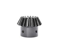 LAXALO 15 Teeth to 40 Teeth Meshing Angle Gear Speed Ratio 1:2, 45# Steel 90 Degree 1 Module Bevel Gear 1pc(8MM*36)
