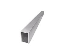 LAXALO 1pc 6063 Aluminum Alloy Square Tube 100/250/500mm, Wall Thickness 1-5mm Rectangular Pipe Aluminium Tube(250X25X50X1MM)