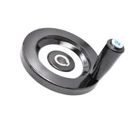 LAXALO 1pc CNC 3D Printer Handwheel Mechanical, Hand Wheel Hole Diameter 8mm 10mm 12mm with Removable Handle(12x100x4mm)