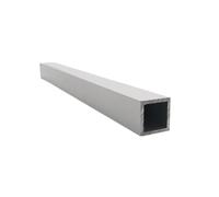 LAXALO 1pc Rectangular 6063 Aluminum Alloy Tube Width 6-100mm, Square Pipe Aluminium Tube for Decorative Materials(500X15X15X1MM)