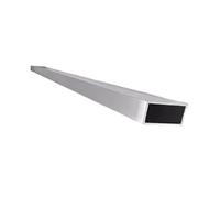 LAXALO 1pc Square Tube Aluminum Alloy Wall Thickness 1-4mm, 245mm/500mm Silver Rectangular AL Pipe 6063 T5(500X35X30X2MM)