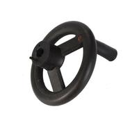 LAXALO 1set Fine Feed Black Plastic Hand Wheel Kit for Milling Machine, Feed Reverse Knob B125+126