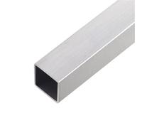 LAXALO 2pcs 304 Stainless Steel Pipes 5mm*5mm Side Width, Square Tubes Hollow Pipes 0.3mm-1.5mm Wall Thick(0.4x250mm)