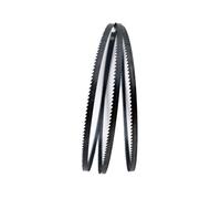 LAXALO 2pcs 6/8/10mm Band Saw Blades Cutting Wood, Lightweight Band Saw Replacement Parts for Cutting Logs(6MMX0.65MMX1712MM)