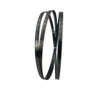 LAXALO 2pcs Band Saw Blades Cutting Wood Thickness 0.65mm, Ultra-thin Bandsaw Blades for Cutting Hardwood(10MMX0.65MMX1712MM)