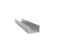 LAXALO 30mm Aluminium U Profile Channel Sheet for DIY, 50cm Length Impact Resistance Alu U-shape Strip 1pc(30mm x 30mm x 1mm)