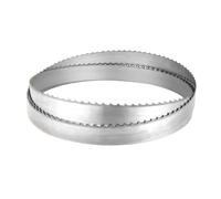 LAXALO 3pcs TPI 6/10/14 Woodworking Saw Blades, Easy to Clean Silver Bi Metal Band Saw Blades for Manufacturing(14T*6.35MM)