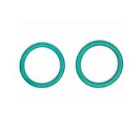 LAXALO 5pcs O Shape Thickness 1/1.2/1.5mm Gasket Rubber Rings, Fluororubber FKM Sealings Temperature Resistance(7x1.2mm)