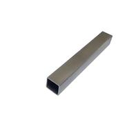 LAXALO 6 * 6mm 304 Grade Hollow Metal Steel Pipes, Stainless Steel Square Tubes for Structural Framing 2pcs(0.3x400mm)