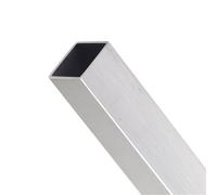 LAXALO Precision-Cut Square Steel Tube, Length 100mm-500mm Structural Framing Metal Square Tubing 1pc(100 * 35 * 35 * 1.5MM)