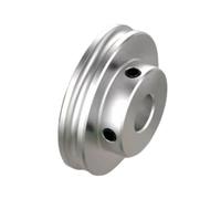 LAXALO PU Round Belt Pulley Alu Single Grooved Pulley, OD 20/30mm Hole 5 to 12mm for Motor Driven Mini Spindle 1 piece(20x6x6mm)