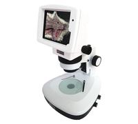 Laxco D10-MV64 Series D10 Stereo Microscope, 6.4" TFT Color LCD Display Head, 5.6X to 52X Magnification Range, 110V