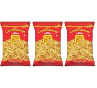 Laxminarayan Chiwda 250g - Mouth Watering Deep Fried Authentic Namkeen Savoury Snacks Mixture - Enjoy At Tea Time - Crispy, Crunchy & Spicy (Pack of 3, Mix Chiwda)