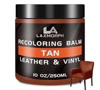 Laxmorph Leather Recoloring Balm Tan Leather Color Restorer for Couches,Leather Dye Paint Leather Color Restorer Leather Fade Scratch Repair for Car Seats Furniture Shoes Boots Purse Jacket Belt