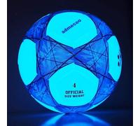 Laxnako Sports Adult Traditional/Lighting Football Glow in the Dark Football Youth and Balls for Night Games - Size 3/4/5 of Official Size Weight