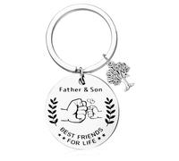 LAXPICOL Dad Keyring From Son,Father's Day Gifts,Dad Birthday Gifts,Father & Son Keyring Gifts For Dad,Dad Gifts Daddy Gifts For Birthday Christmas Fathers Day