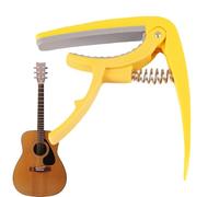 laxreheye Acoustic Guitar Capo Guitar Learning Aid for Beginners, Practical Adjustable Training Clamp for Beginners Friends Students Teaching School Practice