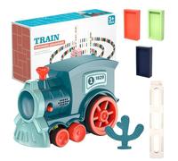 laxreheye Automatic Train, Automatic Train Set for | Train Sets for,Train Blocks for, Building and Stacking Toys, Early Education with Music and Lighting for Elderly