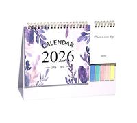 laxreheye Calendar 2026, Jan-Dec Desk Calendar 2026, Large Lined Blocks, Task List, Office Accessories for School, Home, Office, Organisation
