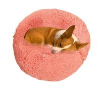 laxreheye Cat Beds for House Cats, Round Doughnut Cuddly Dog Bed, Soothing Cat Doughnut Plush Cuddly Bed, Doughnut Dog Bed, Pet Bed Mat for Sleeping, Sleeping, Nap and Rest