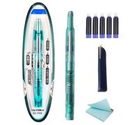 laxreheye Fountain Pen | Nib F Nib with Ink Cartridges for Smooth Writing - Flowing Nib No Leakage Writing Instrument for Sketching Graffiti Handwriting