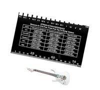 laxreheye Guitar String Gauge Bass Setup Accessories Precise Adjustment Tool for Electric Acoustic Bass Guitars On the Go Outdoor Home Professionals Enthusiasts