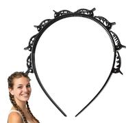 laxreheye Headband with Clips Attached, Clip Headband, Twist Clip Bandband, TEAVER THE COURTYLE HAIGNE CHILPINE WOMEN GIRLS TOLD TURN FOR TRAVEL RESPONDS WORK AT HOME