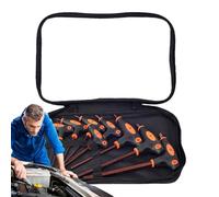 laxreheye Hexagonal T-Handle Wrench Set | 8 Pieces Double-Sided Hexagonal Keys with T-Handle, Multifunctional Set | for Outdoor Home Furniture, Bicycle, Garage Mechanic Car
