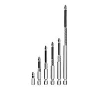 laxreheye Magnetic Screwdriver Bits - 6 Pieces Electric Bits, Anti-Vibration Bits for Automotive Building Plumbing Electricity Metallurgy Maintenance Carpentry Roofing