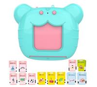 laxreheye Pocket Speech Talking Flash Cards,Voice Word Talking Flash Cards, Talking Pocket Speech Reader - Bilingual Shapes Colors Preschool Learning Activities