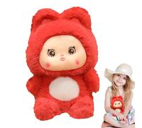 laxreheye Rabbit Plush Animal, Rabbit Plush Toy | Soft Plush Toy Portable Animal Figure Indoor Decorations for Living Room, Bedroom
