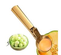 laxreheye Scoop for dough, robust with stainless steel trigger, portioning spoon, for dessert, buffet, party, kitchen, home, dough, sweets, popcorn, watermelon and