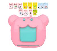 laxreheye Talking Flash Cards,Talking Pocket Speech Reader Flash Cards,Talking Pocket Speech Reader - Bilingual Shapes Colors Preschool Learning Activities for Kids