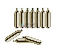 Laxzo 10x 16g Non Threaded CO2 Cartridges, Gold
