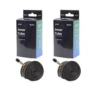 Laxzo ® 2PCs Bike Inner Tube 27.5 Inch Premium High Puncture Resistance Butyl Rubber Robust with 40mm Schrader Valve Replacement Inner Tire Tubes Ideal for Road Racing & Hybrid Bike 27.5 x 1.75/2.125