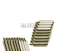 Laxzo 30x 16g Non Threaded CO2 Cartridges, Silver