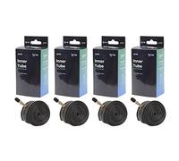 Laxzo® 4PCs Bike Inner Tube 27.5 Inch Premium High Puncture Resistance Butyl Rubber Robust with 40mm Schrader Valve Replacement Inner Tire Tubes Ideal for Road Racing & Hybrid Bike 27.5 x 1.75/2.125