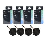 Laxzo ® 4PCs Mountain Bike Tyre Inner Tube 20x1 3/8 Presta Valve MTB Bicycle High Puncture Resistance Butyl Rubber Road Racing & Hybrid Bike (40mm)