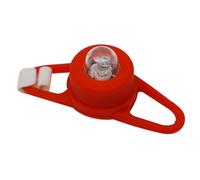 Laxzo ® Bicycle Front Light Silicone LED Head Front Rear Wheel Bike Lights Waterproof Cycling with Battery Bicycle Accessories Bike Lamp Red Easy to install-1pc