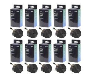 Laxzo ® Bike Inner Tube 10 Pcs 27.5 Inch Premium High Puncture Resistance Butyl Rubber Robust With 40mm Schrader Valve Replacement Inner Tire Tubes 27.5 x 1.75/2.125