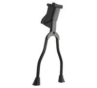 Laxzo ® Bike Kickstand Support Center Mount Installtion Adjustable Durable Double Leg Versatile for Touring or Daily Use - Practical Design Outshines Weight - Secure Installation with Rubber Foot