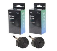 Laxzo ® Bike Tyre Inner Tube 26" x 1.75/2.125 With Schrader Valve, 26 Inch Bicycle Inner Tube Schrader Valve 40mm Pack Of 2, MTB Mountain Bike Road Racing & Hybrid Bike