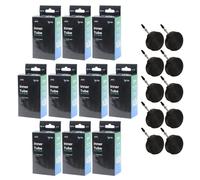 Laxzo ® Bike Tyre Inner Tube 27.5 x 1.75/2.125 Mountain MTB Bicycle High Puncture Resistance Butyl Rubber Presta Valve 48mm Road Racing & Hybrid Bike Black 10PCS
