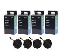 Laxzo ® Bike Tyre Inner Tube 700 x 18/23c Mountain MTB Bicycle High Puncture Resistance Butyl Rubber Presta Valve 80mm Road Racing & Hybrid Bike Black 4PCS