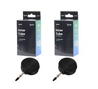 Laxzo ® Bike Tyre Inner Tube 700 x 28/35c Mountain MTB Bicycle High Puncture Resistance Butyl Rubber Presta Valve 40mm Road Racing & Hybrid Bike Black 2PCS